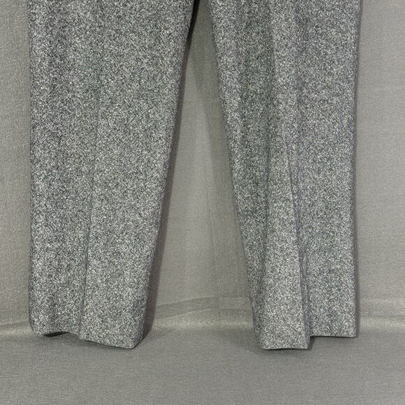 Y2K Prep Pendleton Pants Sz 10 Speckled Gray Virgin Wool Silk Trousers USA - Picture 3 of 10